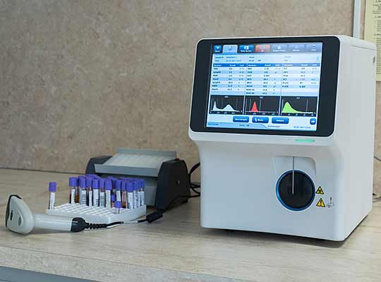 Medical Testing Equipment with Touch Screen