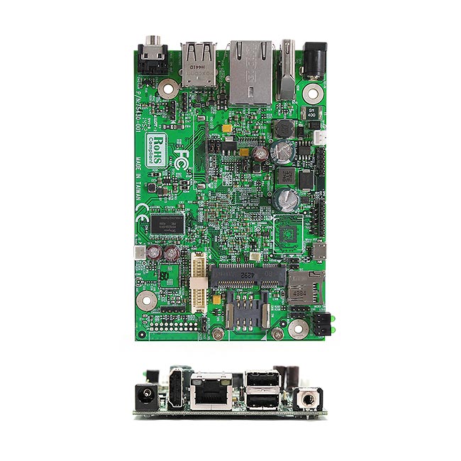 AR6MXCS NXP i.MX6 ARM Cortex A9 Solo Core Compact ARM Motherboard with DDR3 onboard 5V DC-in