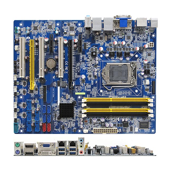 BC77Q Intel Q77 ATX Motherboard supports 3rd Gen. 22nm Intel Core i7/i5/i3 Processors