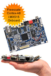 Freescale Cortex-A8 i.MX515 ARM (RISC) Motherboard