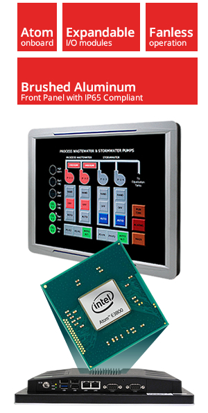 LPC-1209 Intel Atom E3845 Quad Core BayTrail Panel PC