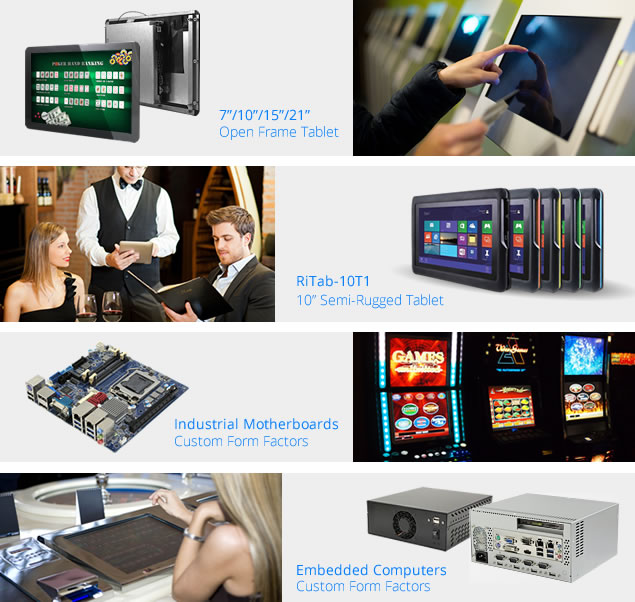 Open Frame Tablet, Semi-Rugged Tablet, Industrial Motherboards, Embedded Computer, Custom Touch Panel PC