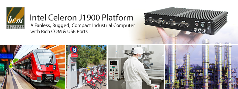 BI160-1900J BayTrail Quad Core Fanless Embedded Industrial Computer