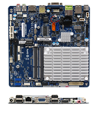 MX280NI Low Profile Fanless mini-itx motherboard