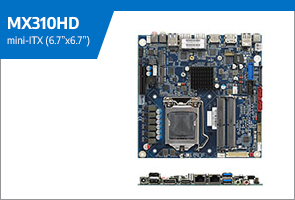 MX310HD mini-ITX Coffee Lake Refresh