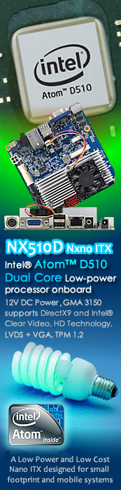 Intel Atom D510 Dual Core 1.66 GHz Low-power Processor