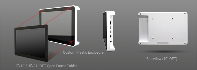 7/10/15/21 incg Open Frame Tablet Custom Plastic Enclosure 7/10/15/21 incg Open Frame Tablet Custom Plastic Enclosure