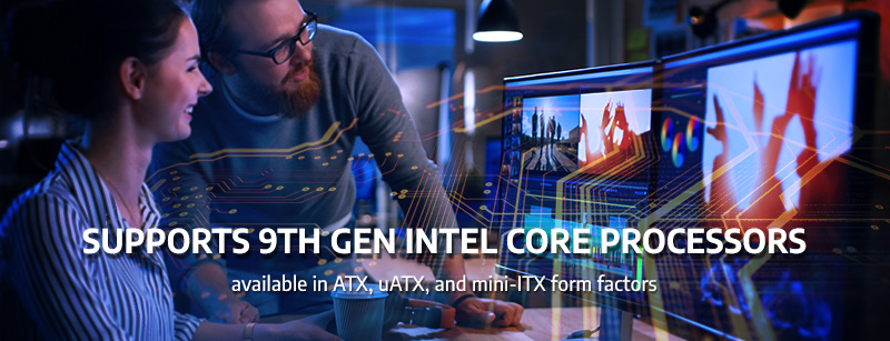 9th Gen Intel Coffee Lake CLR Motherboards