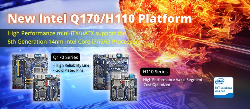 Intel Skylake Platform Q170 and H110 Series