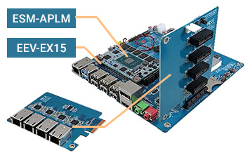 Expansion board for LAN