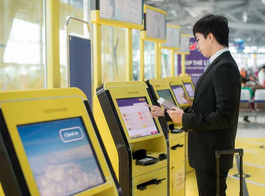 Airport Self-Serve Check-in Kiosk