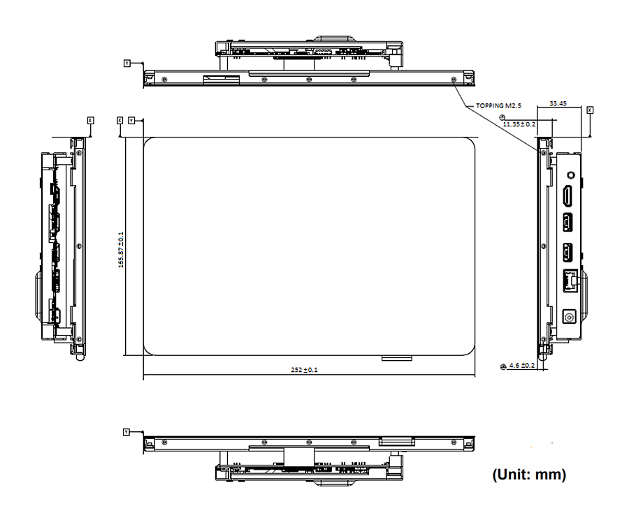 OFT-07W01 System Dimensions