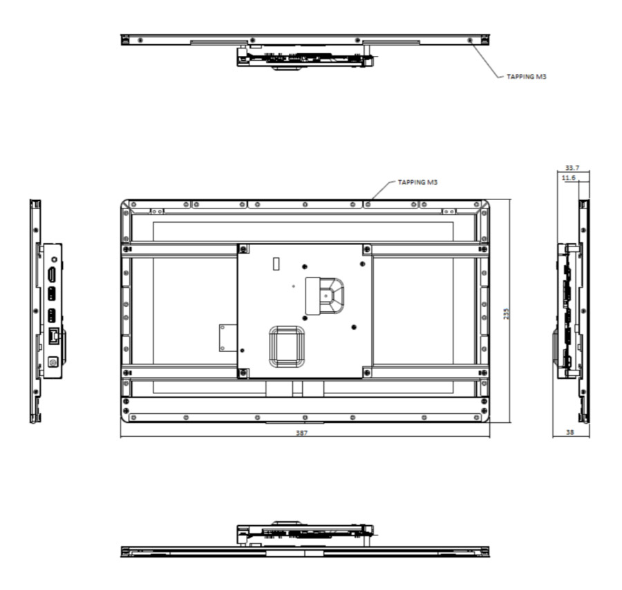 OFT-07W01 System Dimensions