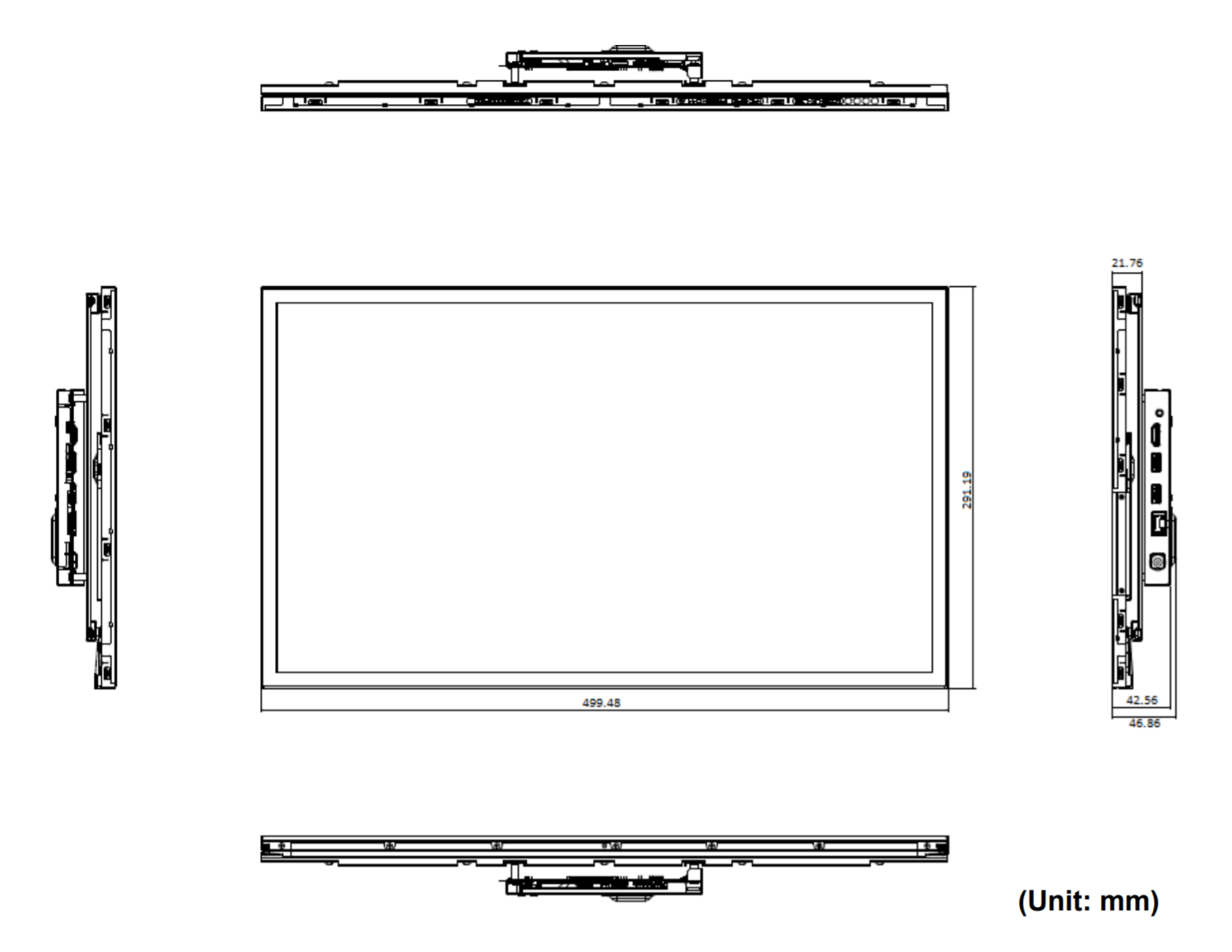 OFT-07W01 System Dimensions