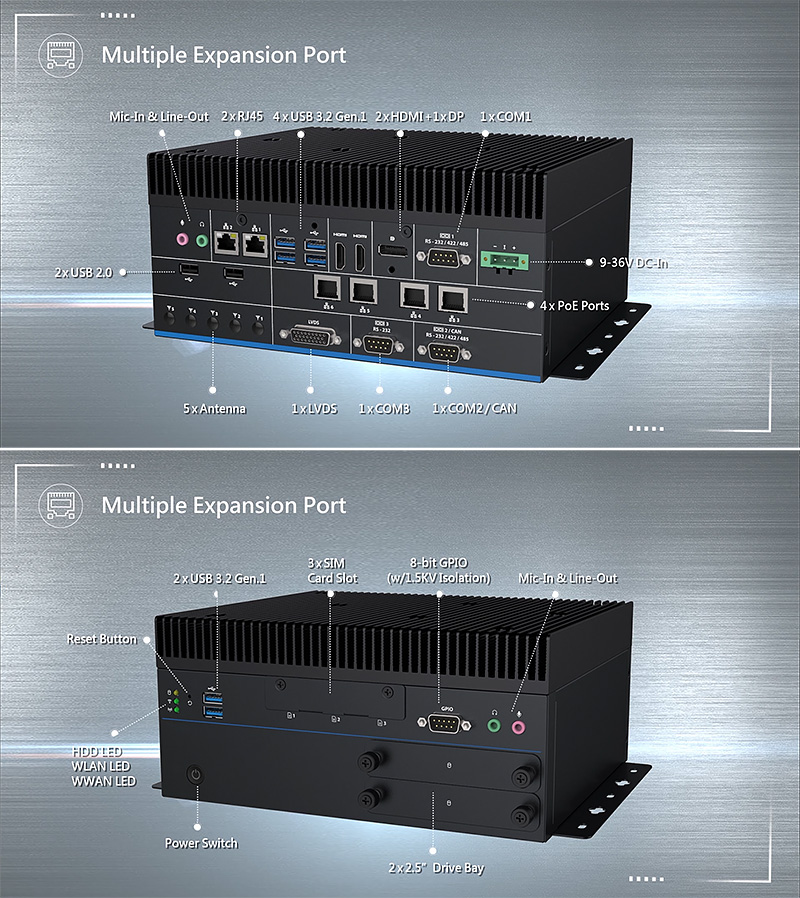 In-vehicle NVR and telematics systems