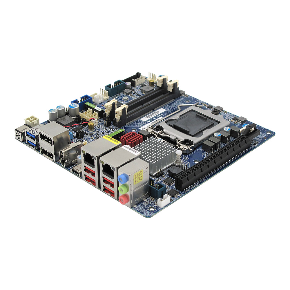 MX370QD Intel mini-ITX motherboard supports 8th/9th Gen Intel Coffee Lake 8 Core Processors