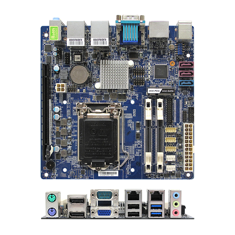 animation Convenient Night MX81H Intel H81 mini-ITX Motherboard supports Intel Haswell Core Desktop  processors