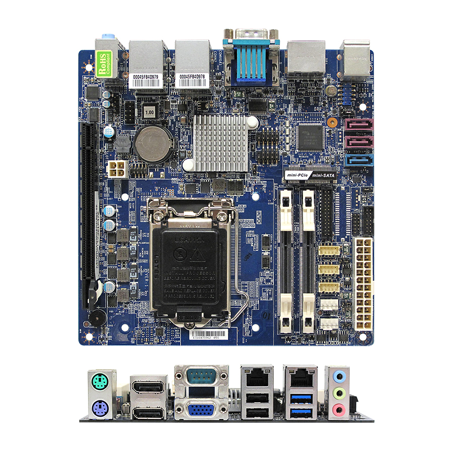 MX81H Intel H81 mini ITX Motherboard supports Intel Haswell Core