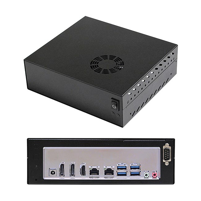 BI255-3350N Intel N3350 Dual Core Small Form Factor Barebone System