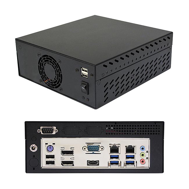 BI260-170QD Intel Q170 mini-ITX Industrial Barebone BOX Computer Kaby Lake BOX PC