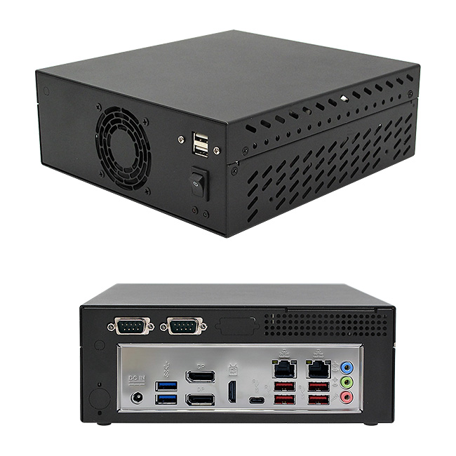 BI260-370QD Intel Q370 mini-ITX Industrial Barebone BOX Computer Coffee Lake BOX PC