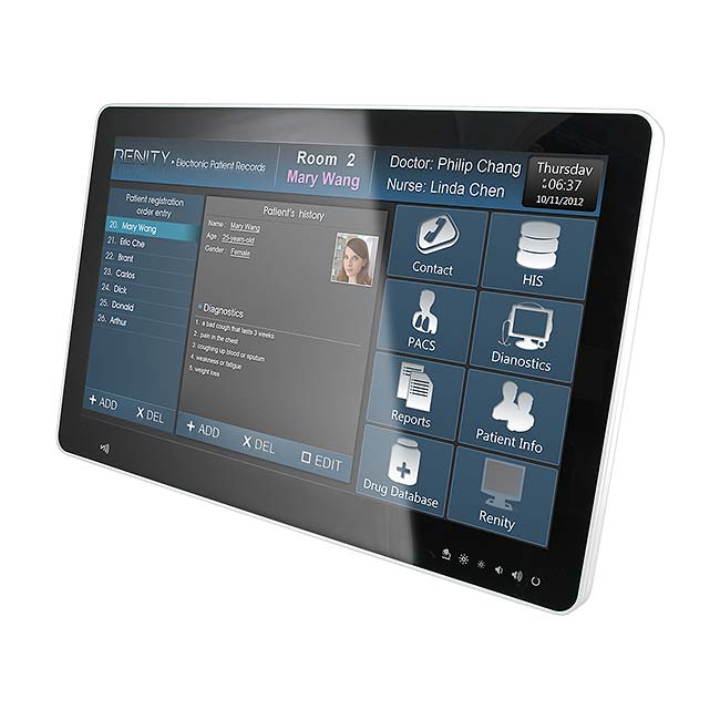 HID-2132 21 inch Medical Panel PC, Intel Core i7/i5/i3 Celeron 3955U Skylake Processor Onboard