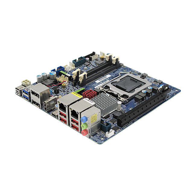 MX370QD (Coffee Lake Platform) Intel Q370 mini-ITX motherboard supports 8th Generation 14nm Intel Coffee Lake Core i7/i5/i3 Processors